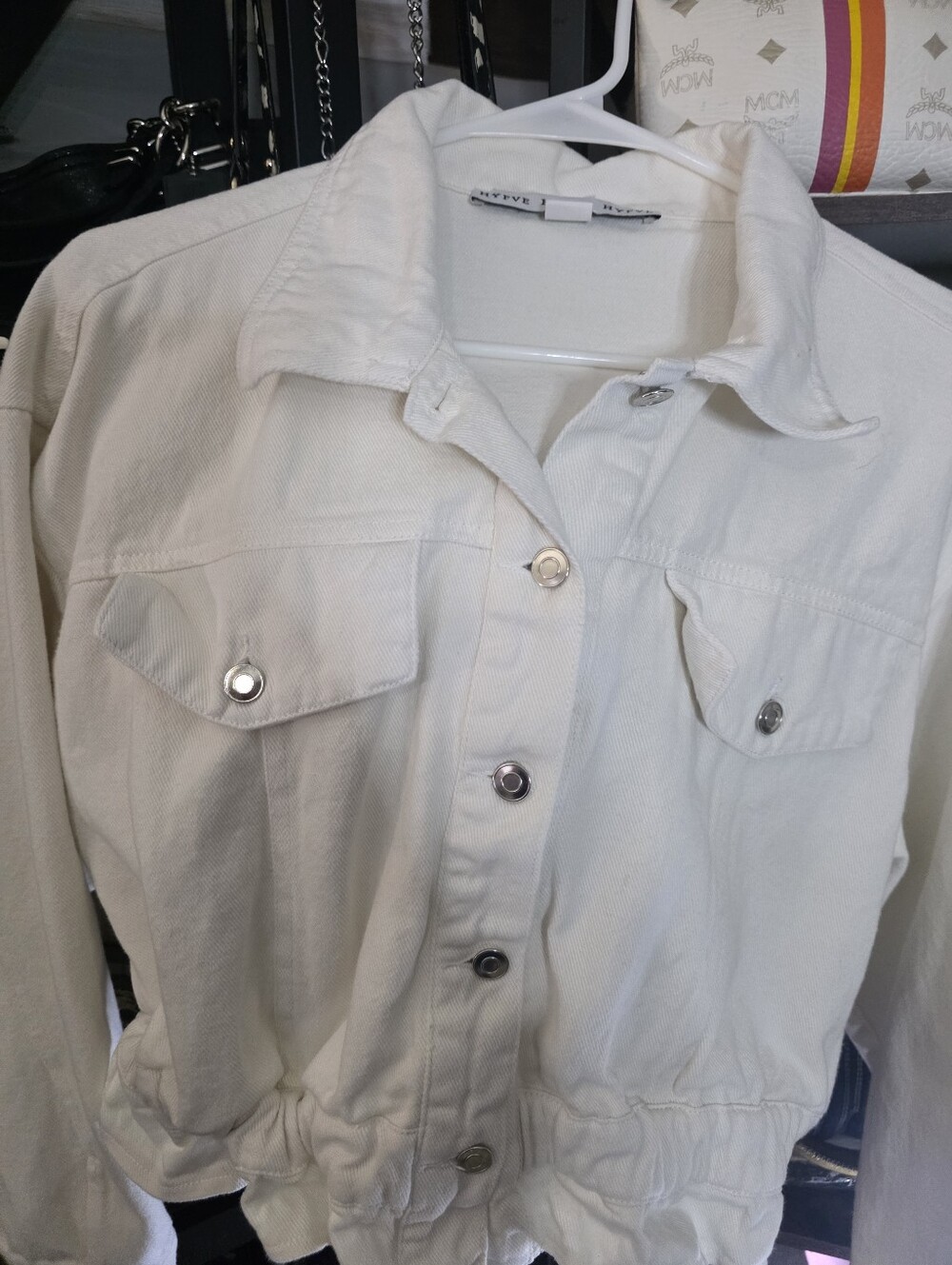 White jean jacket retail 60